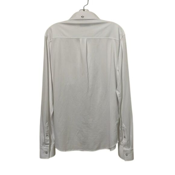 Tommy Bahama San Lucio White Stretch Knit Long Sleeve Shirt Men’s Size Large - Picture 5 of 11